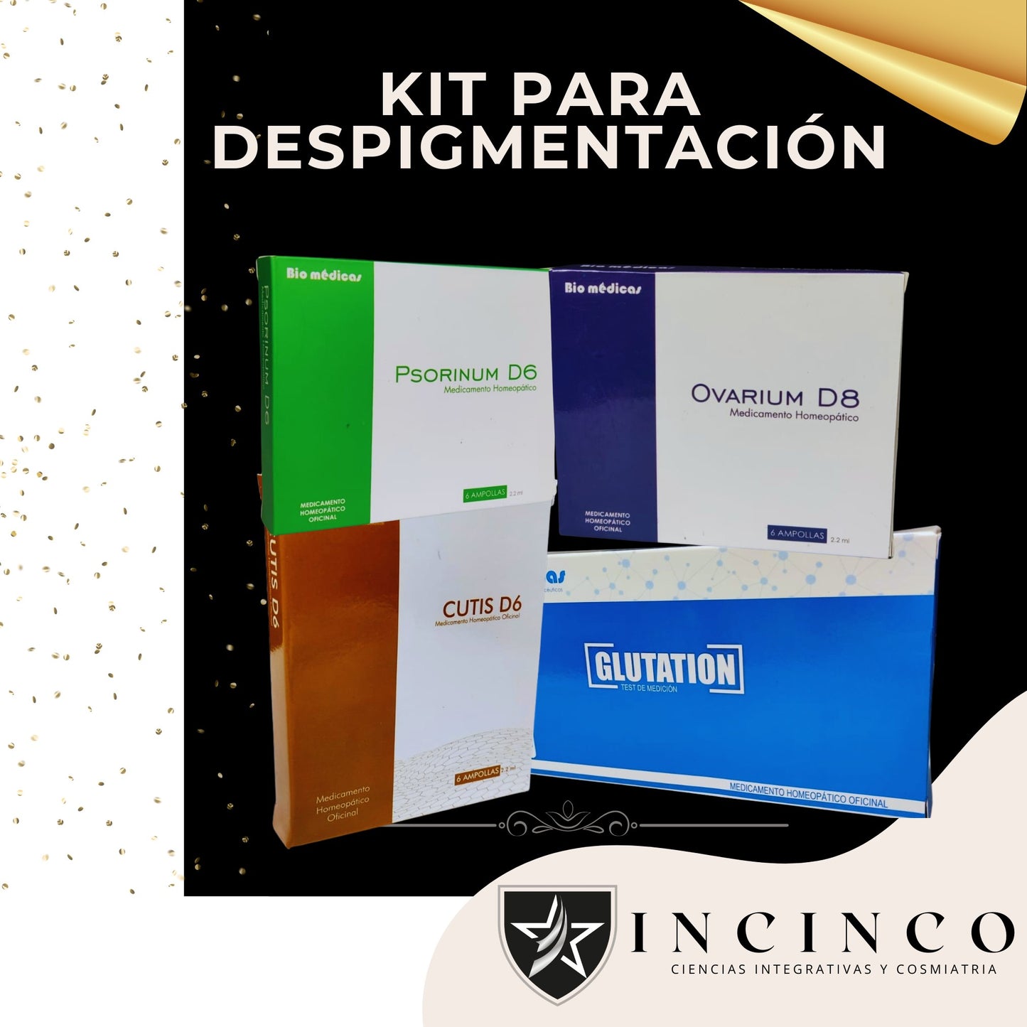 KIT COMPLEMENTARIO EN DESPIGMENTACION